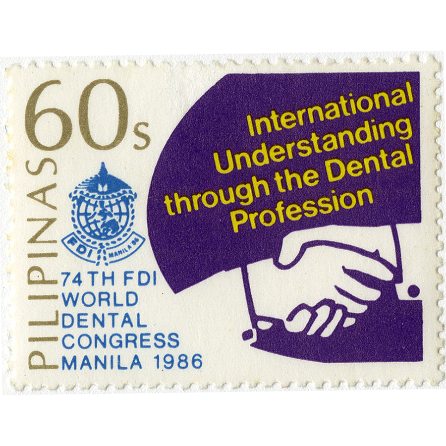 Tandheelkunde zet een stempel op postzegels 4. Congres en jubileum